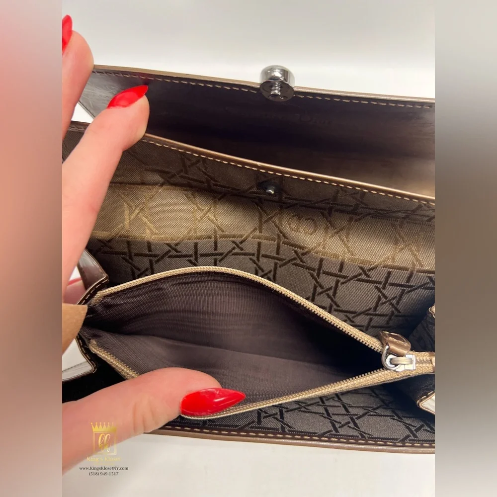 Christian Dior patent wallet